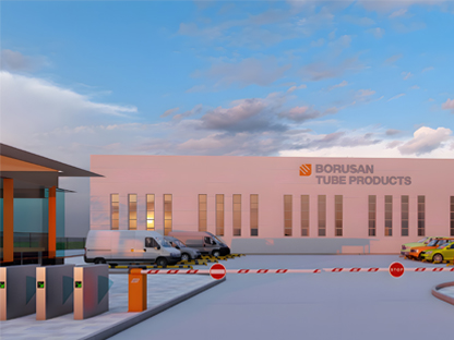 Borusan Mannesmann Gemlik - Coil Sheet Factory - Portal Crane Basements