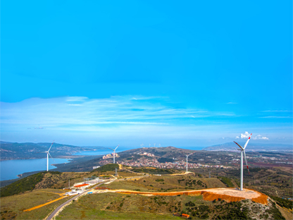 Construction of Edincik Wind Power Plant